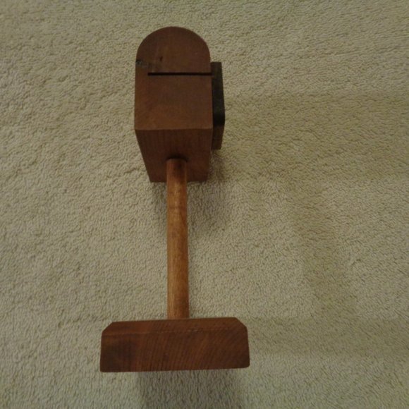 VINTAGE 70S 80S HAND MADE WOODEN STAMPS MAILBOX SM - Picture 4 of 7